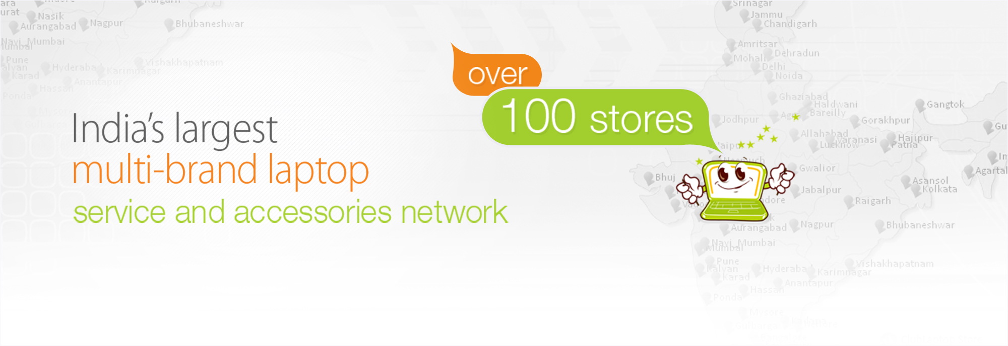 Clublaptop : India’s largest multi brand laptop service & accessories network