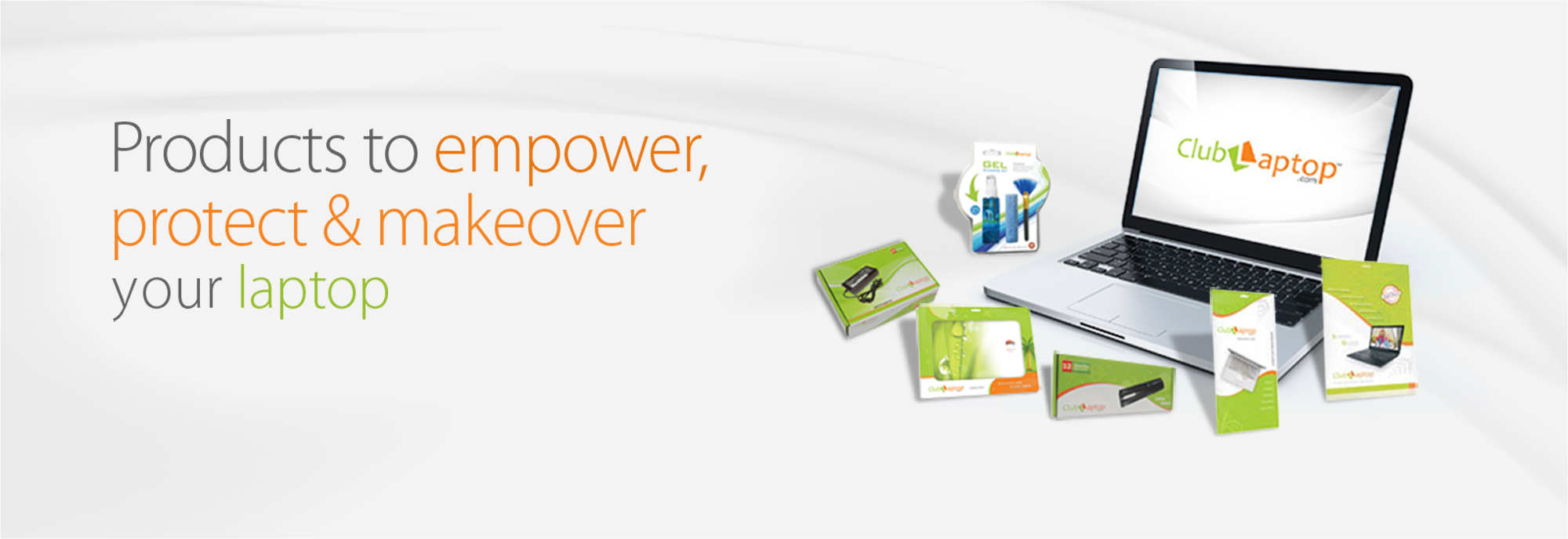 Clublaptop products to empower protect & makeover your laptop